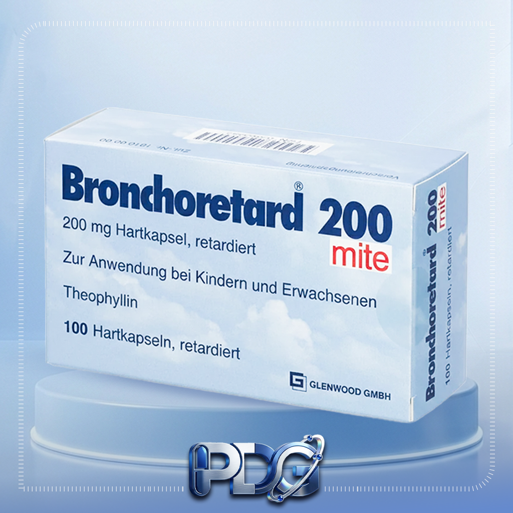 Bronchoretard 200 mg (Theophylline) چیست؟ راهنمای جامع کاربردها، نحوه عملکرد، فواید، عوارض و هر آنچه باید بدانید