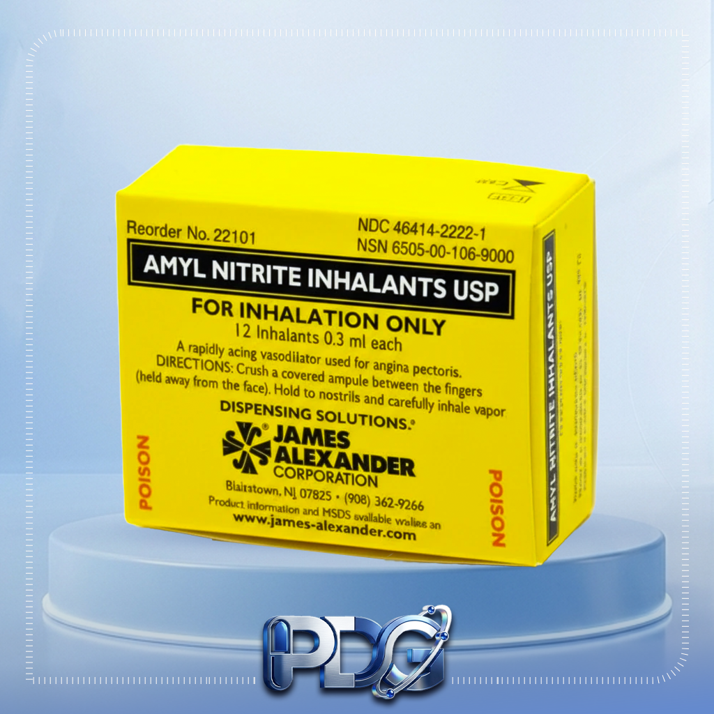AMYL NITRITE INHALANTS USP چیست؟ معرفی کامل، موارد مصرف، نحوه اثر، فواید و عوارض